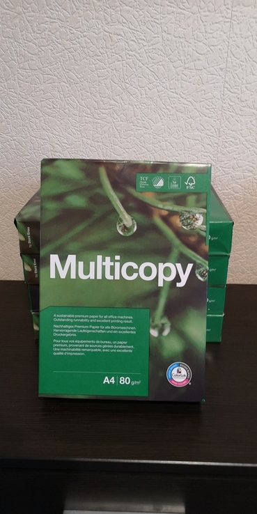Бумага офисная Multicopy А4 80 г/м2 ;1.166, (5 пачек)., фото №5