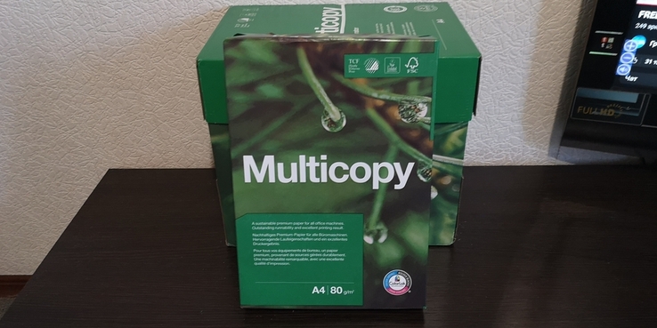 Бумага офисная Multicopy А4 80 г/м2 ;1.166, (5 пачек в коробке)., фото №7
