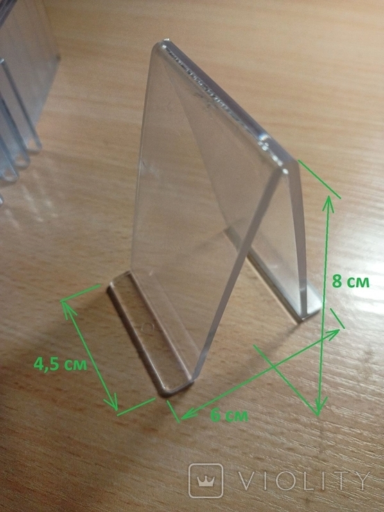 Підставки А-подібні оргскло 9 штук, фото №6