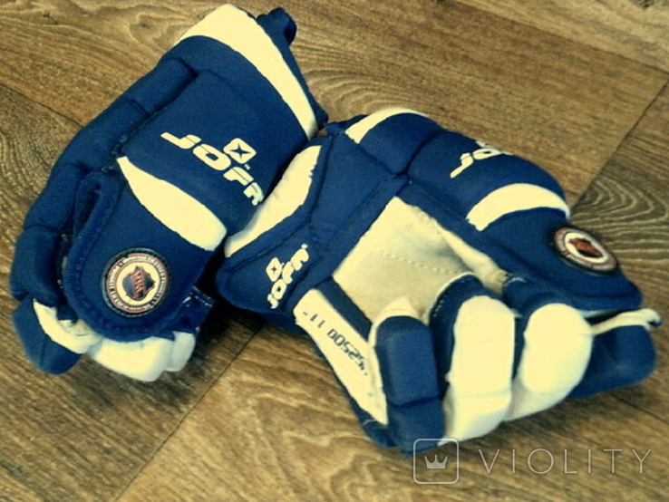 НХЛ - фірмові ковзани розм.35 + рукавички Jofa, фото №5