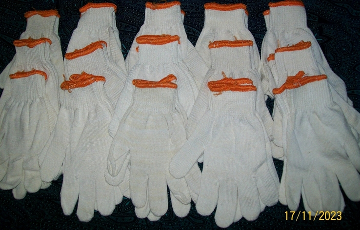 Перчатки новые белые. 15 пар., numer zdjęcia 7
