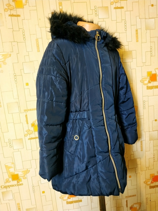 Куртка зимова на хутрі TU дівчинка 7-8 років(122-128 см), фото №3