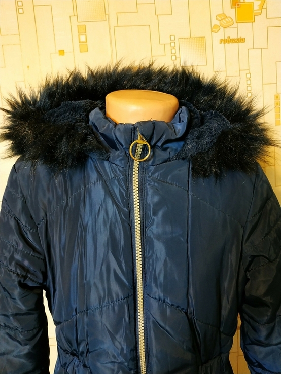 Куртка зимова на хутрі TU дівчинка 7-8 років(122-128 см), фото №4