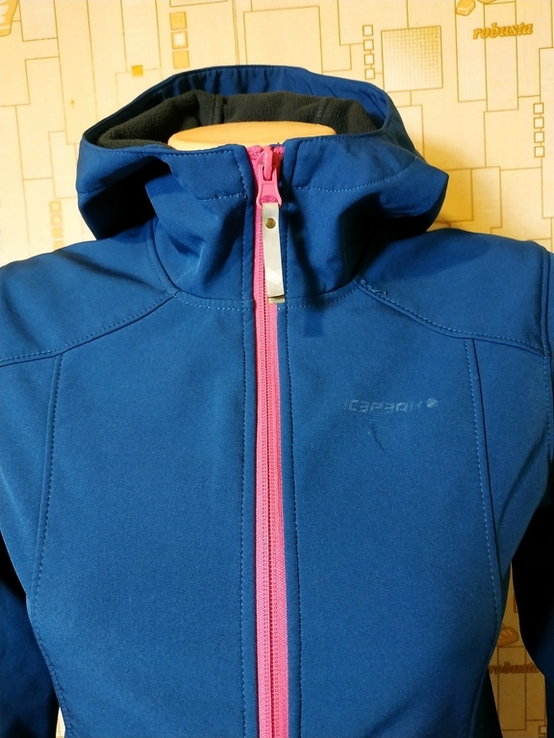 Термокуртка ICEPEAR унісекс софтшелл стрейч на 11-12 років(152 см), фото №4