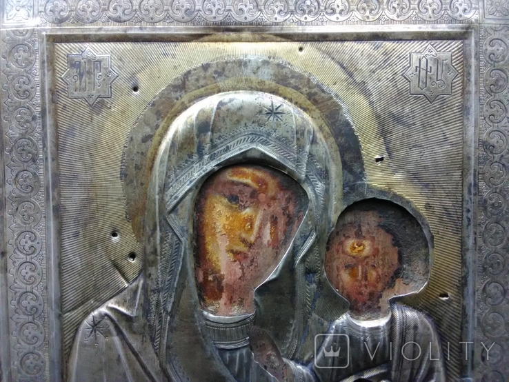 Икона Божией матери с Исусом, фото №3