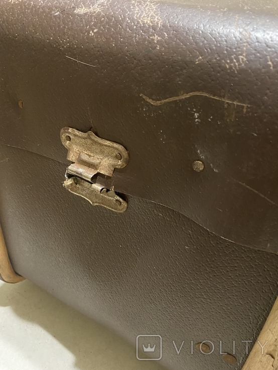 Каретний чемодан ADASTRA vulcanfiber великий шкіряний, фото №8