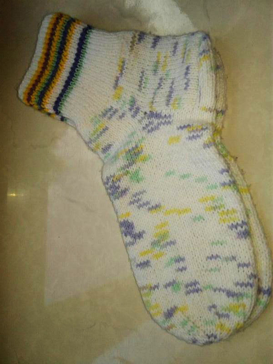 В'язані шкарпетки ручної роботи 39 - 40, photo number 4