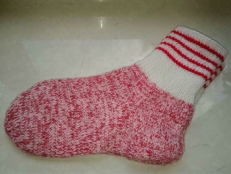 Гарні теплі в'язані шкарпетки 38 - 39р, фото №2