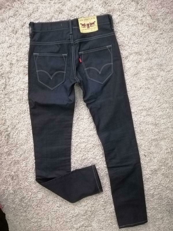 Нові брендові чоловічі джинси скінні з пропиткою Levis 513 28/32, фото №5