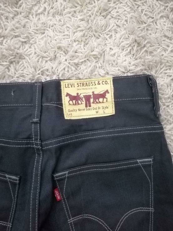 Нові брендові чоловічі джинси скінні з пропиткою Levis 513 28/32, numer zdjęcia 7