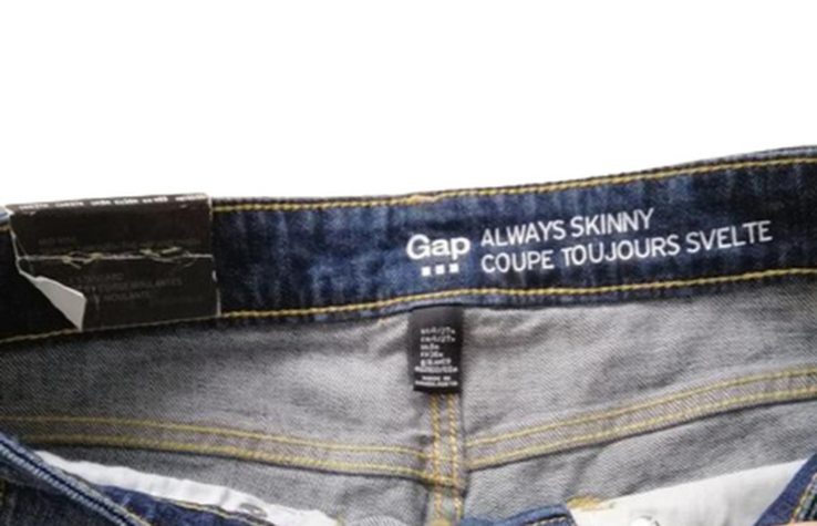 Новые брендовые джинсы скинни GAP 27, photo number 4