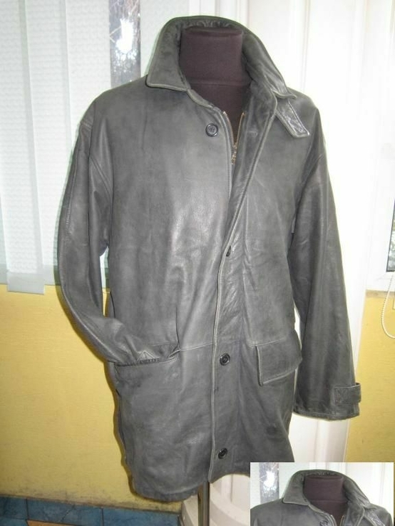 Велика шкіряна чоловіча куртка ECHT LEDER. Німеччина. 60р. Лот 1116, фото №2