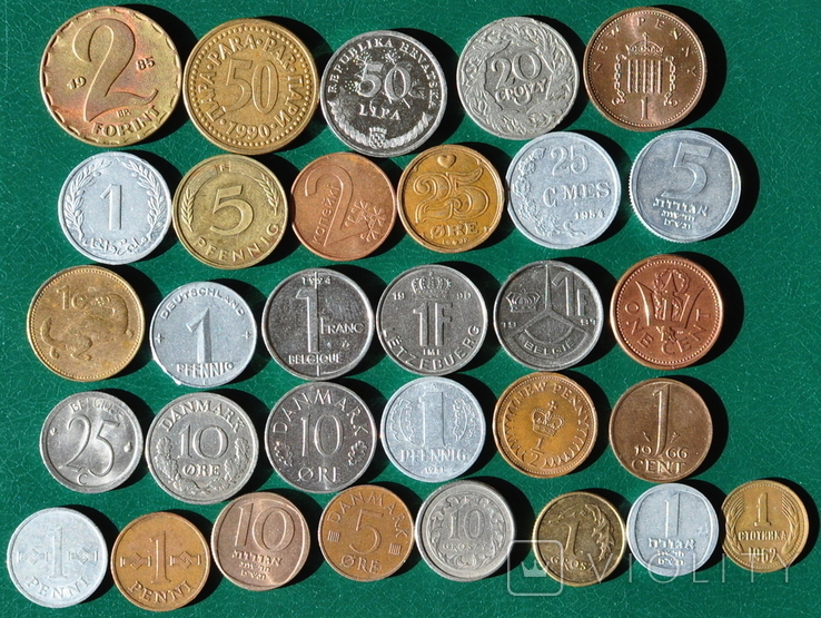 Монеты мира 100шт, фото №4