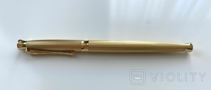 Перьевая ручка. Перо - 18K GP., фото №3