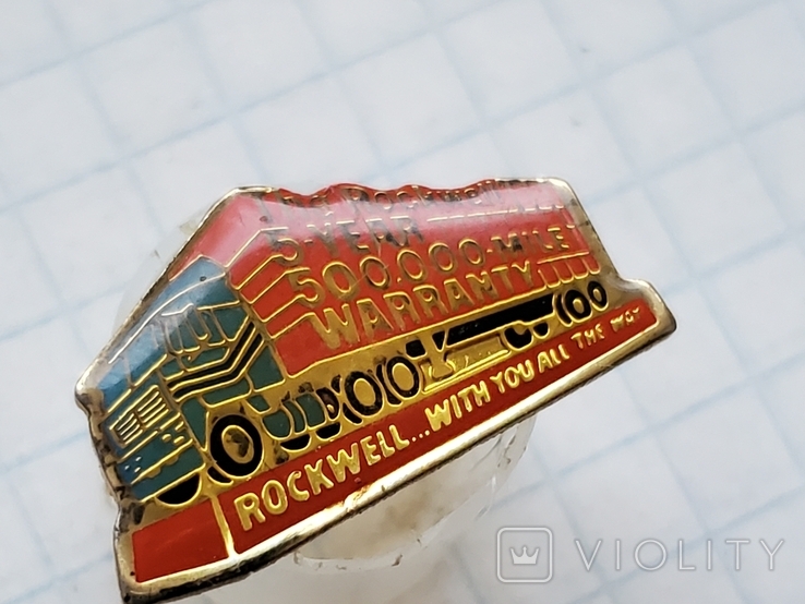 Vintage Rockwell 5 Year 500000 Mile Warranty, фото №5