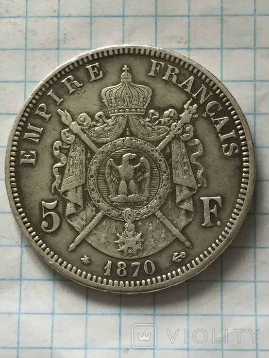 5 франків 1870р., фото №7