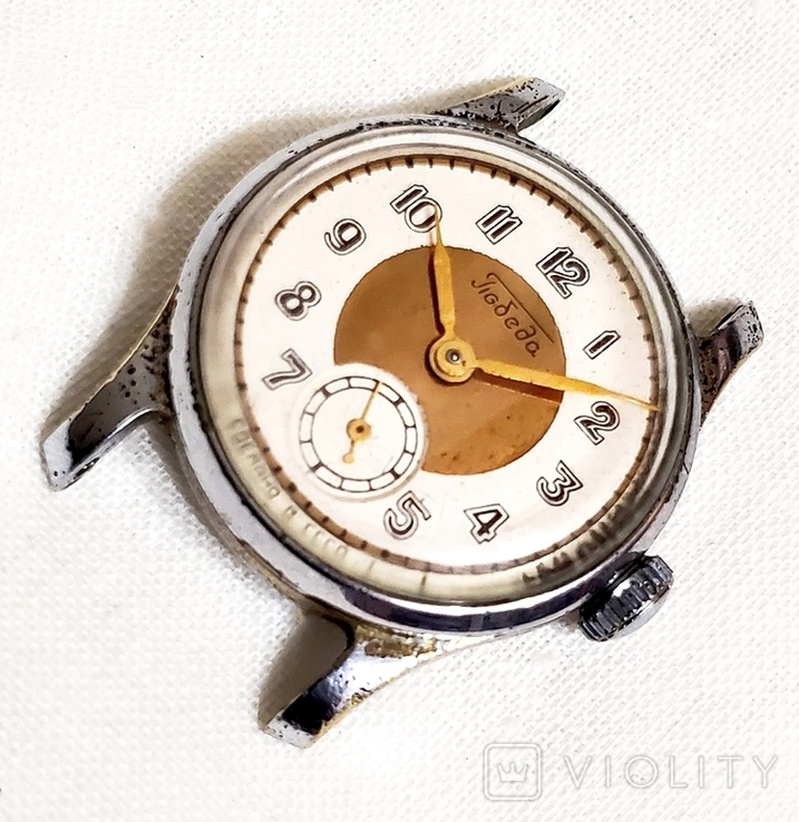 Годинник «Перемога» в хромованому корпусі випускався Куйбишевим в 50-х роках СРСР, фото №6