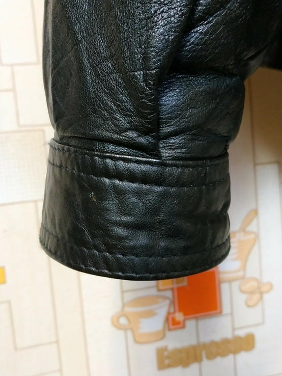 Куртка шкіряна чоловіча утеплена TARGA p-p L, фото №6
