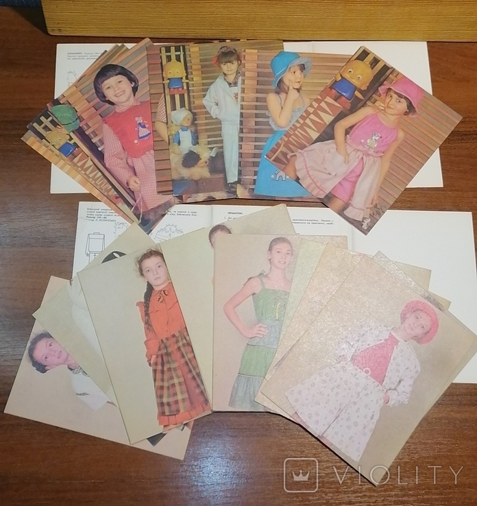 2 набори листівок Мода для дітей 1983 і 1985, фото №7