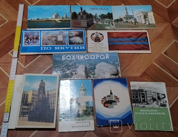 10 наборів різних міських листівок, фото №2