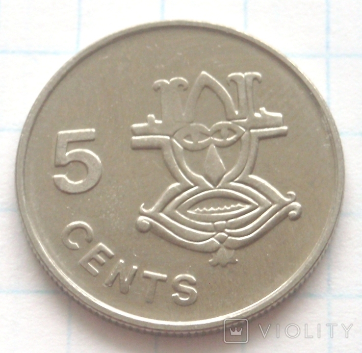 5 центів, Соломонові острови, 1996р., фото №2