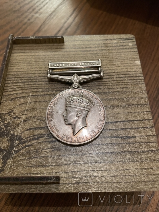 Великобритания медаль Палестина 1945-48, фото №11