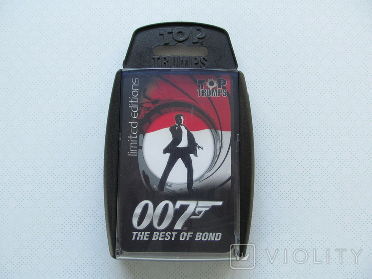 Игровые карточки Top Trumps 007 The best of Bond,Doctor Who, фото №3