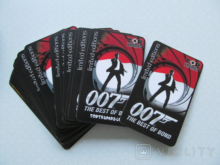 Игровые карточки Top Trumps 007 The best of Bond,Doctor Who, фото №4