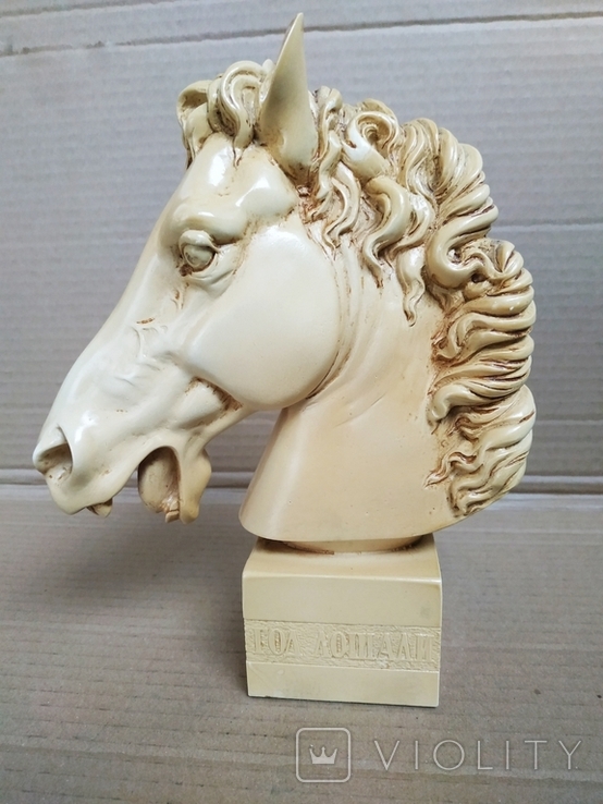 Лошадь Конь Статуэтка "год лошади" 1990 г., фото №2
