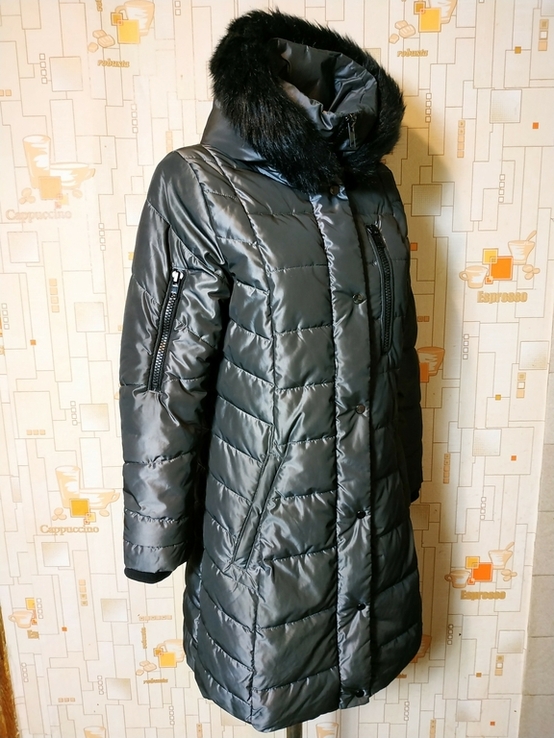 Пальто довге жіноче зимове NEXT р-р 10(38), numer zdjęcia 3
