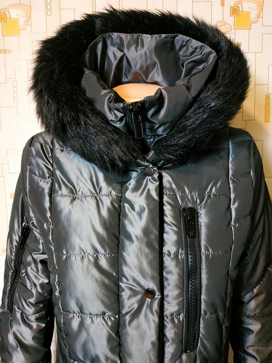 Пальто довге жіноче зимове NEXT р-р 10(38), photo number 4