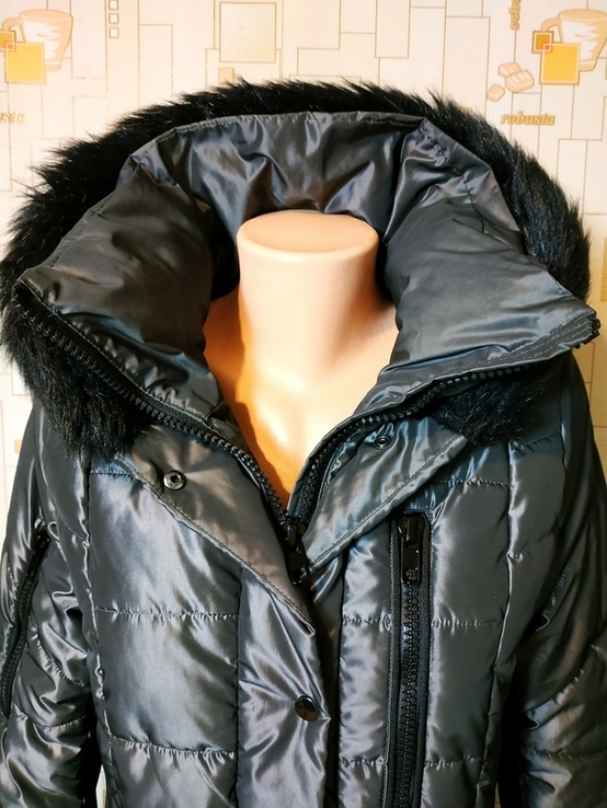 Пальто довге жіноче зимове NEXT р-р 10(38), numer zdjęcia 5