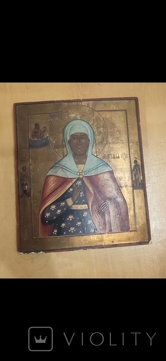 Икона Святая Анастасия 18-19ст, фото №9