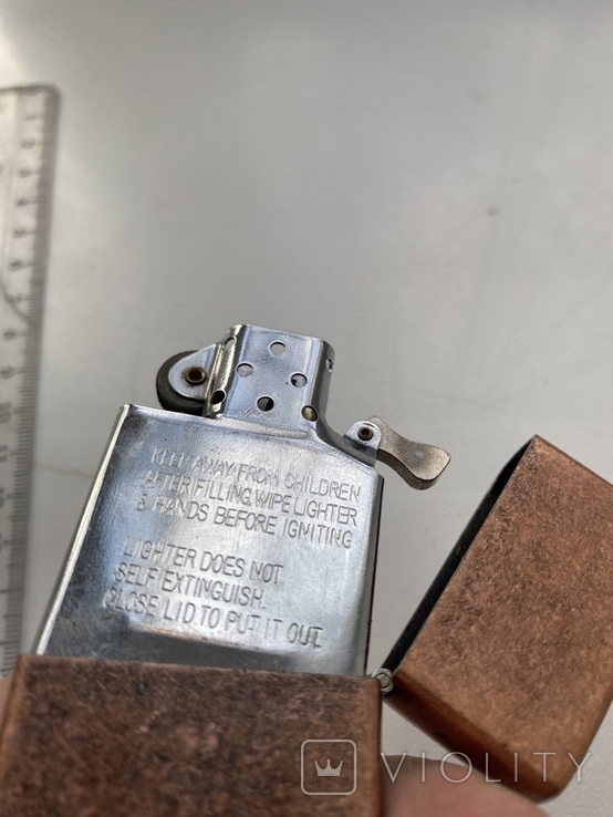 Зажигалка Zippo в чехле, фото №6