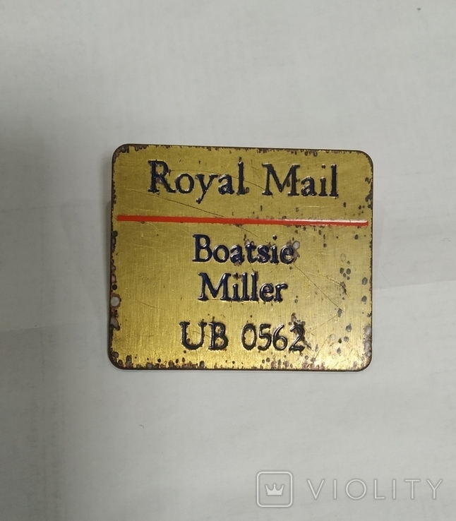 Захисний бейдж листонош "Королівської пошти"., фото №2