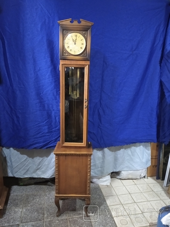 Часы напольные ANKRA W. GERMANY высота 1 м 70 см, фото №2