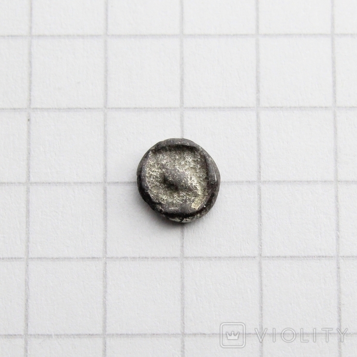 Іонія, м.Мілет, VI-V ст. до н.е. срібний тетартеморіон, 0.17г., фото №4