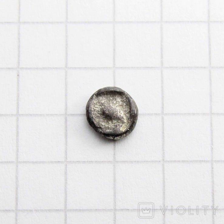 Іонія, м.Мілет, VI-V ст. до н.е. срібний тетартеморіон, 0.17г., фото №8