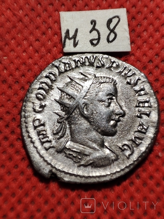 Рим. Гордиан 3 . Антониниан. 238- 244 г.г.н.э. Серебро., фото №2