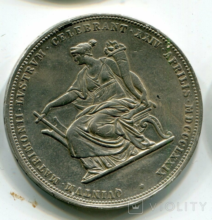 2 гульдена 1879 г. Серебро, фото №3