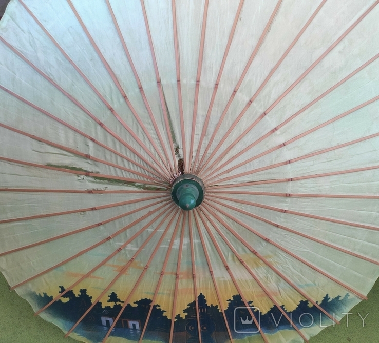 Зонт декоративный. Китайский пейзаж, фото №7