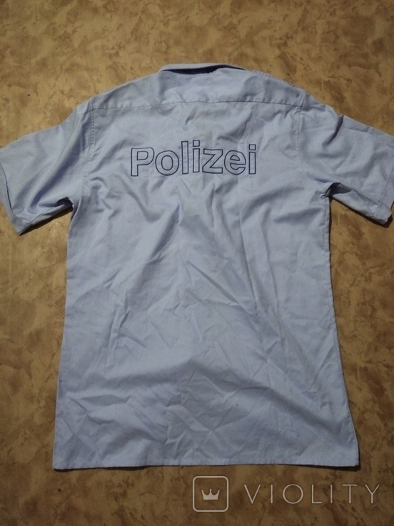 Рубашка Polizei 2009 год короткий рукав, photo number 8
