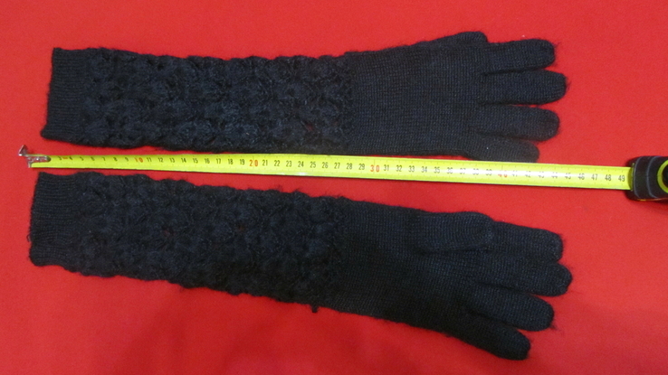 Длинные,вязанные перчатки, фото №9