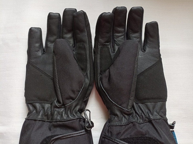 Oxford Spartan Мотоперчатки мужские утепленные влагостойкие кожа замш черные М, фото №5