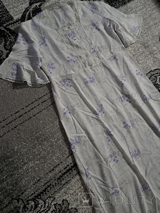 Винтаж ночная сорочка с кружевом, индпошив, фото №5
