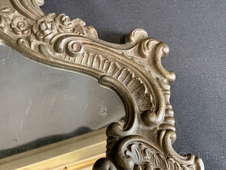 Вінтажне настінне дзеркало Ангели Путті бароко Європа, фото №5