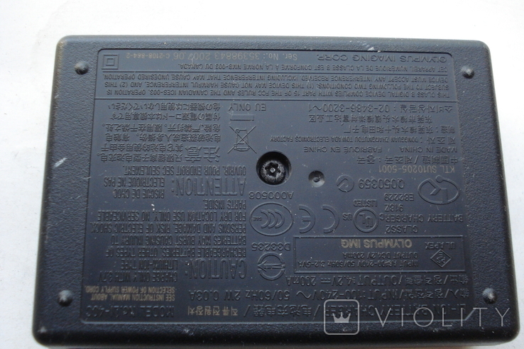 Зарядний пристрій для Olympus LI-40C, фото №3