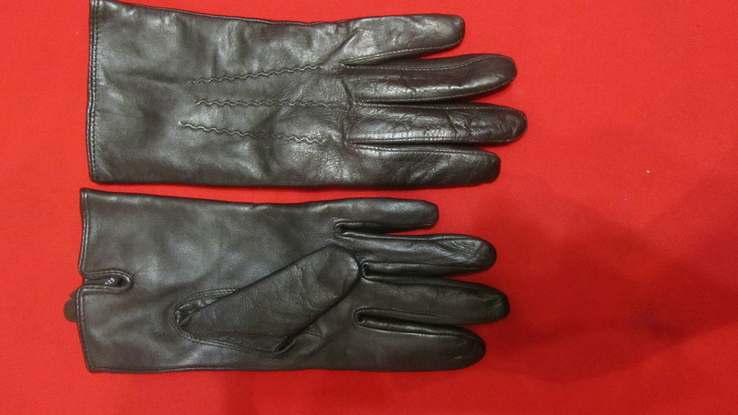 Перчатки женские,/р.7.5/,кожа., photo number 4