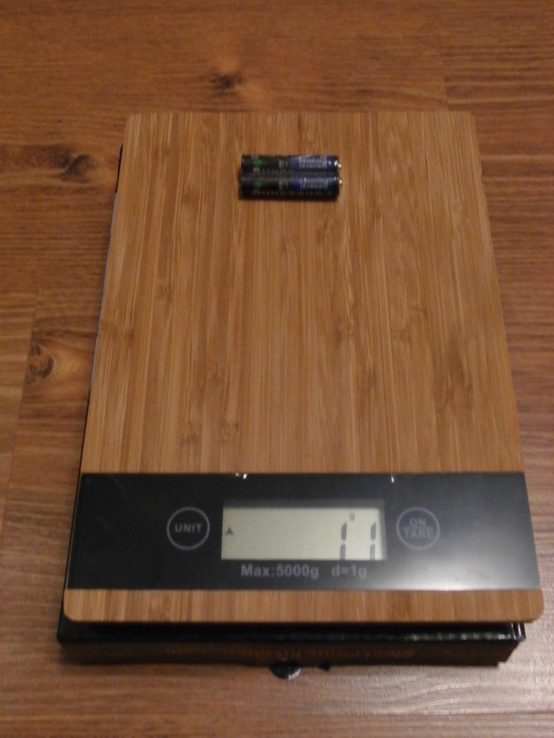 Кухонні сенсорні ваги Electronic MS-А 5кг шаг від 1g, з бамбуковою платформою, numer zdjęcia 3