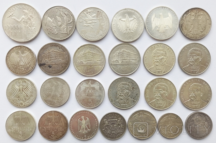 Срібні монети 323 грм., фото №4